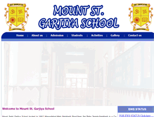 Tablet Screenshot of mountsaintgarjiyaschool.com